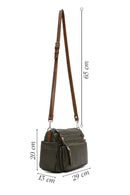 Women's Khaki Long Strap Crossbody Bag | Derimod