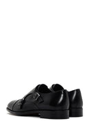 Men's Black Leather Monk Shoes | Derimod