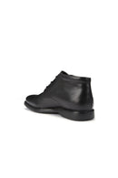 Geox Men's Black Brayden Leather Boots | Derimod