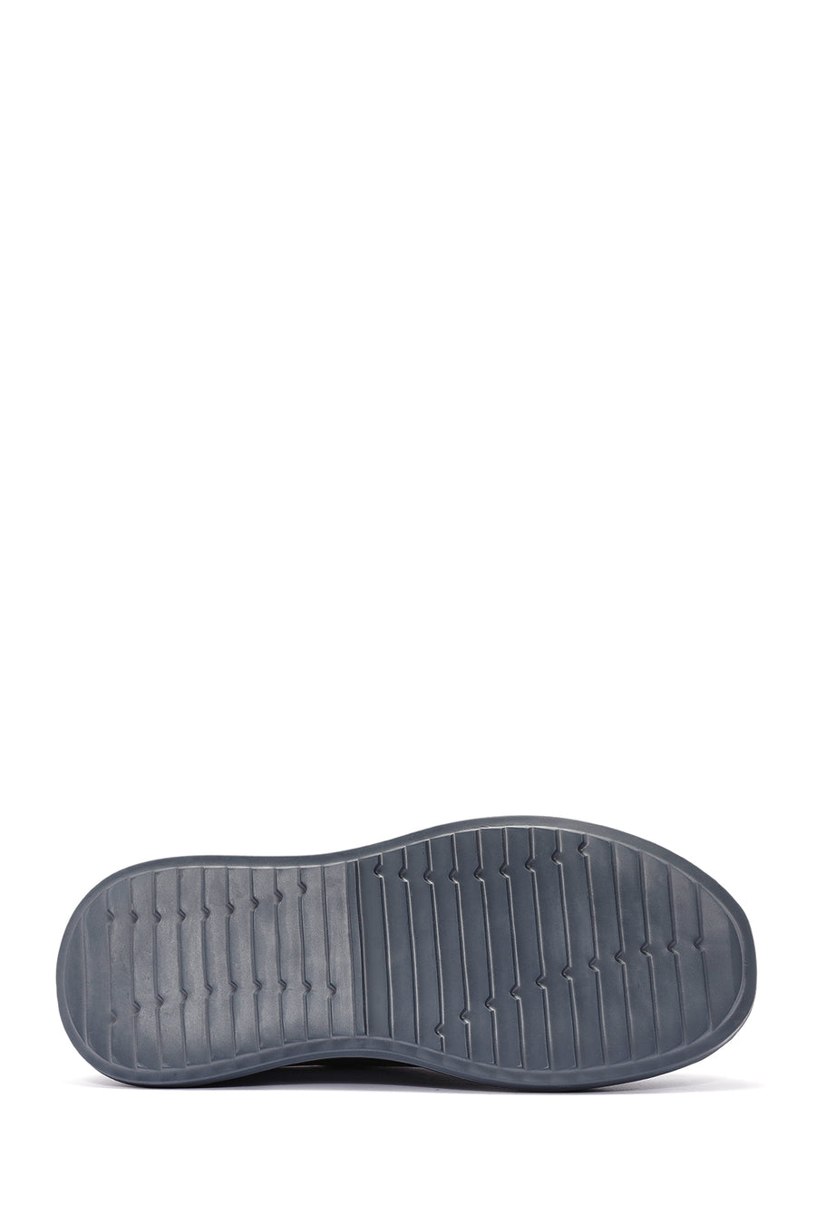 Men's Black Lace-up Leather Sneaker