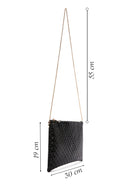 Women's Black Long Chain Strap Clutch Bag | Derimod