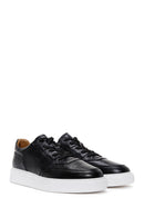 Men's Black Leather Sneaker | Derimod