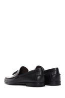 Men's Black Tasseled Leather Casual Loafer | Derimod