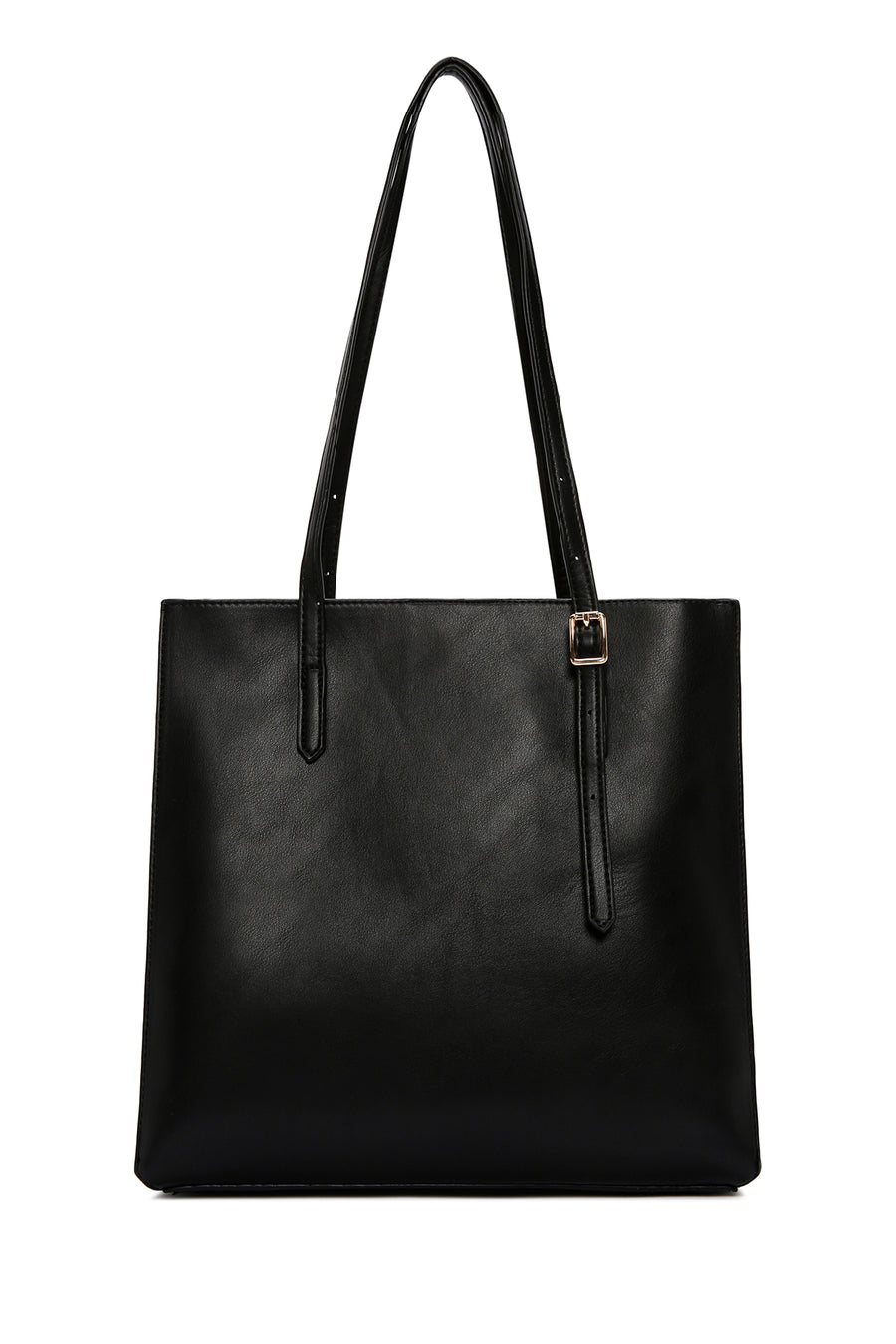 Women's Black Patterned Long Strap Shoulder Bag