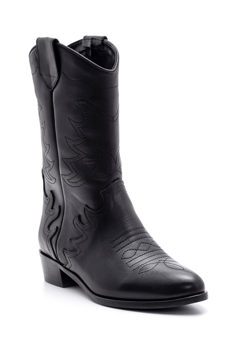 Women's Leather Cowboy Boots