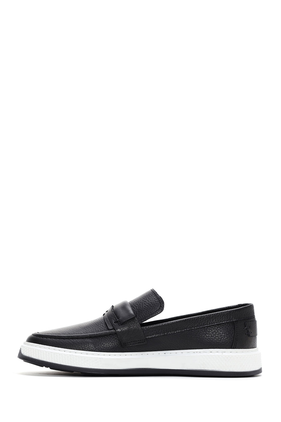 Men's Black Leather Loafer