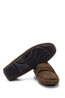 Erkek Yeşil Süet Deri Loafer | Derimod