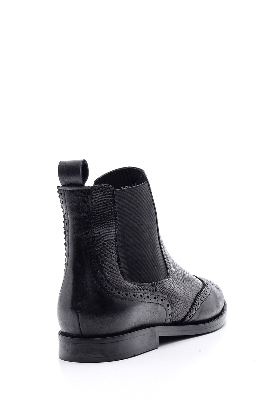 Women's Snakeskin Patterned Leather Boots