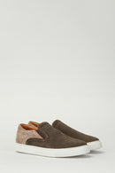 Suede Men's Leather Loafer | Derimod