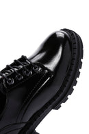 Women's Black Patent Leather Casual Shoes | Derimod