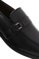 Erkek Siyah Deri Casual Loafer | Derimod