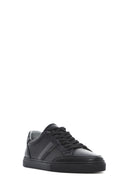 Men's Black Lace-up Leather Sneaker | Derimod