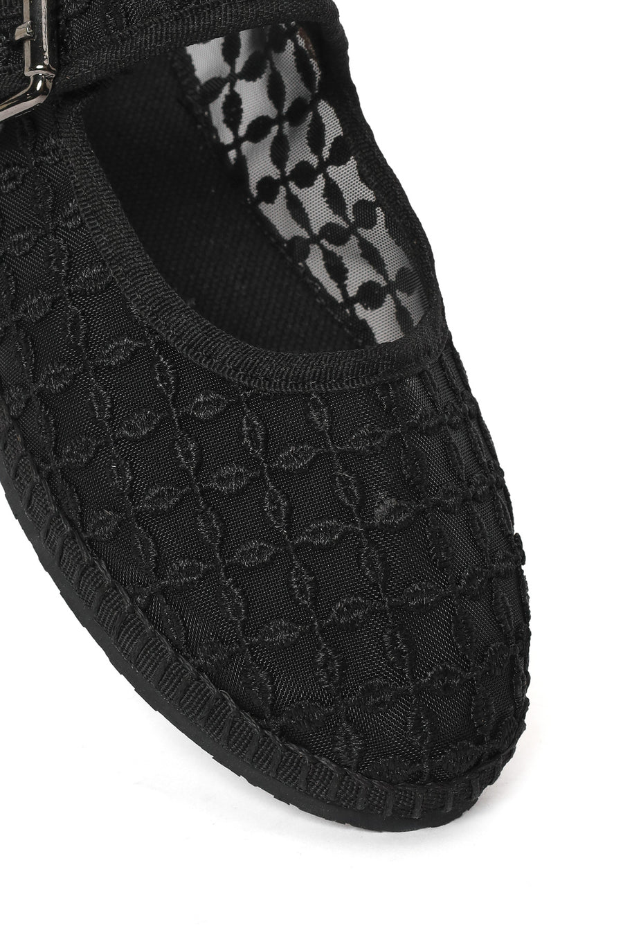 Kadın Siyah Tokalı Espadril