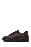 Erkek Kahverengi Deri Sneaker | Derimod