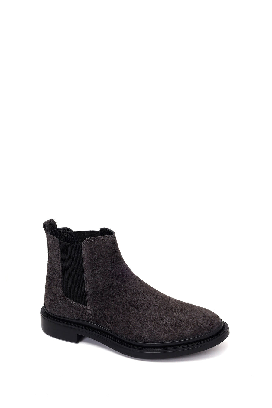 Male Grey Suede Chelsea Boots