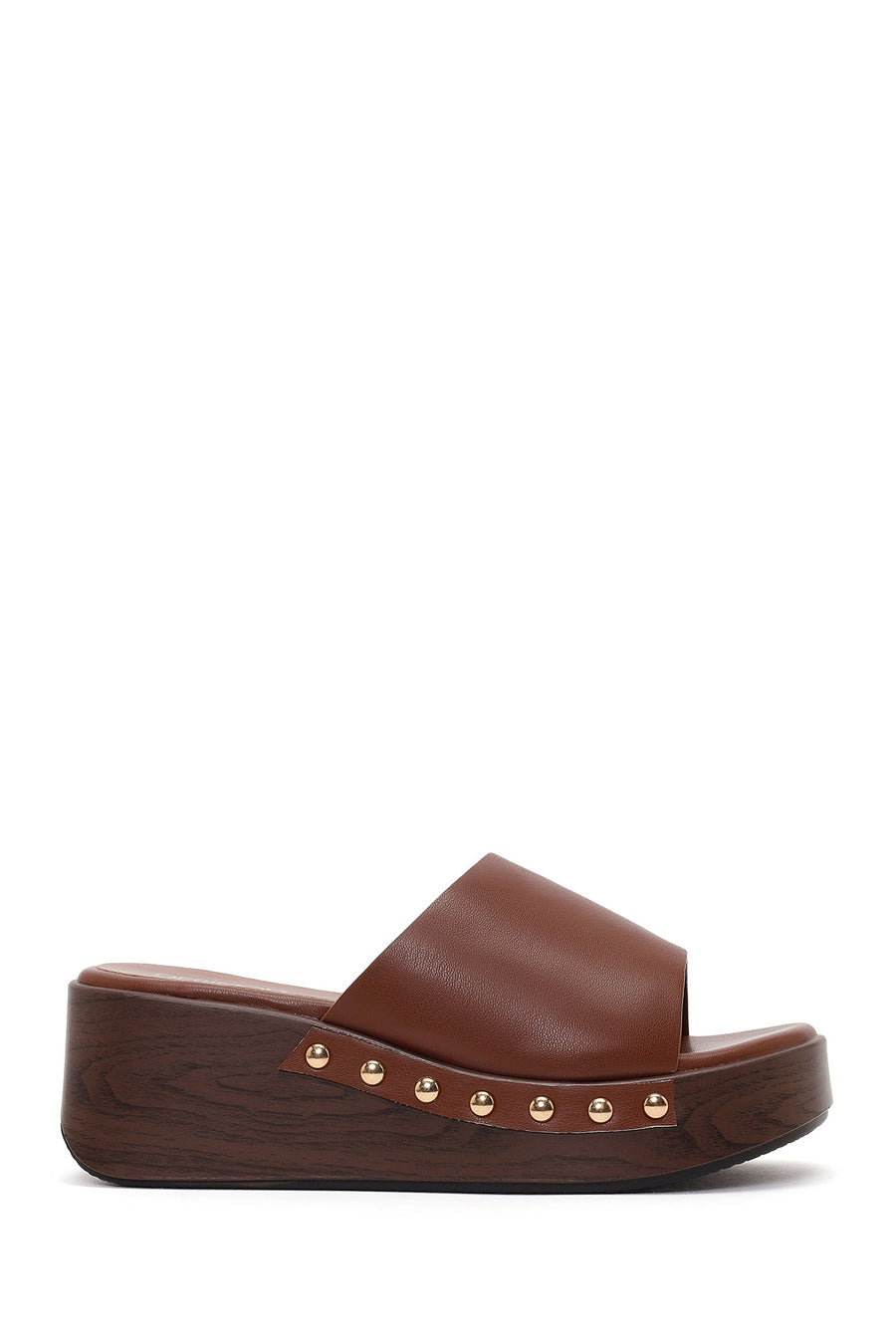 Women's Brown Platform Heel Sandals 26SFE475318 | Derimod
