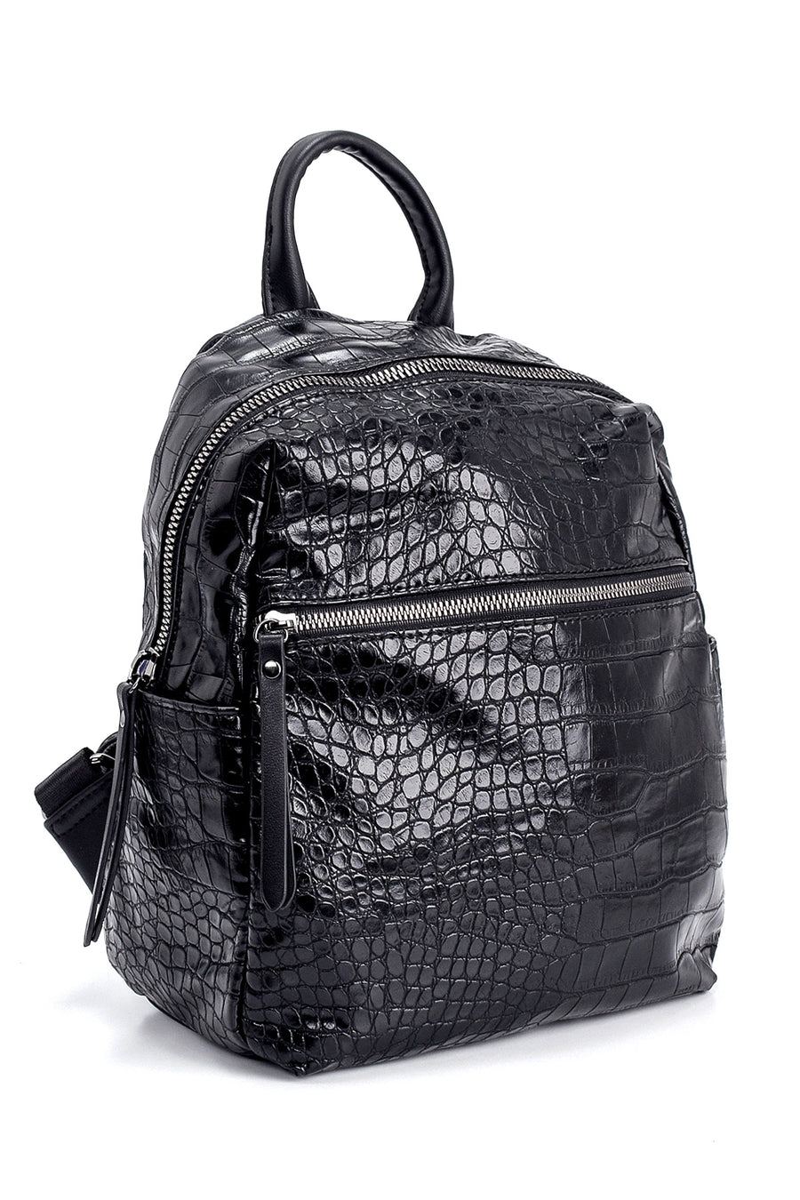 Women's Crocodile Patterned Backpack