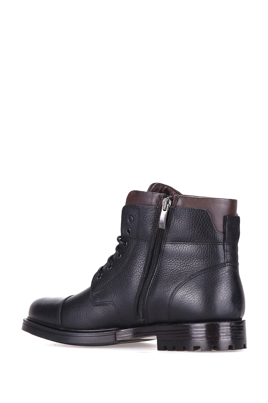 Soft Leather Zippered Men's Boots