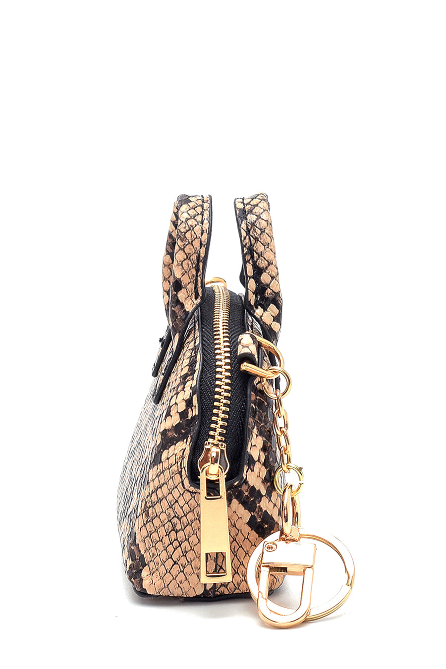 Women's Mini Snake Printed Shoulder Bag