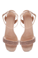 Women's Powder Stone Heeled Sandals | Derimod