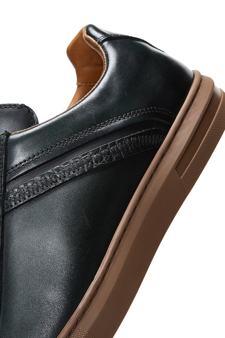 Erkek Yeşil Deri Sneaker