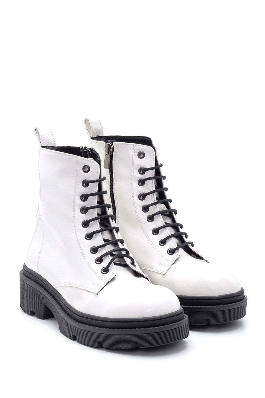 Women's Patent Leather Boots