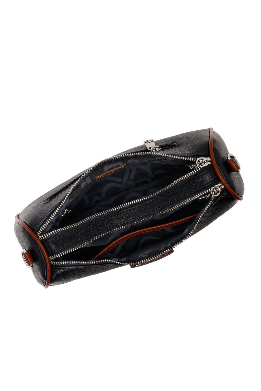 Woman Black Casual Shoulder Bag with Long Strap