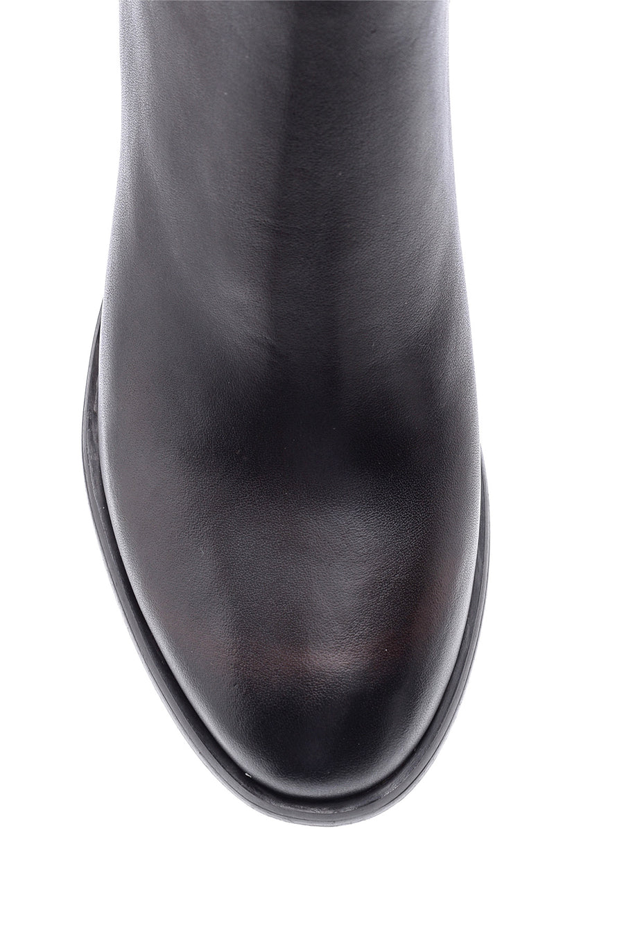 Kadın Deri Topuklu Çizme