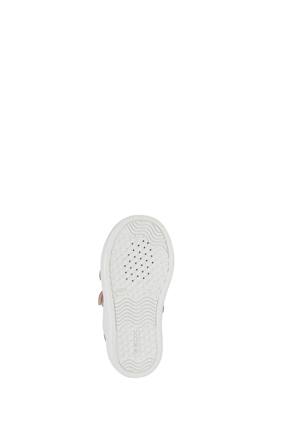 Geox Kız Bebek Beyaz Nashik Bantlı Deri Sneaker