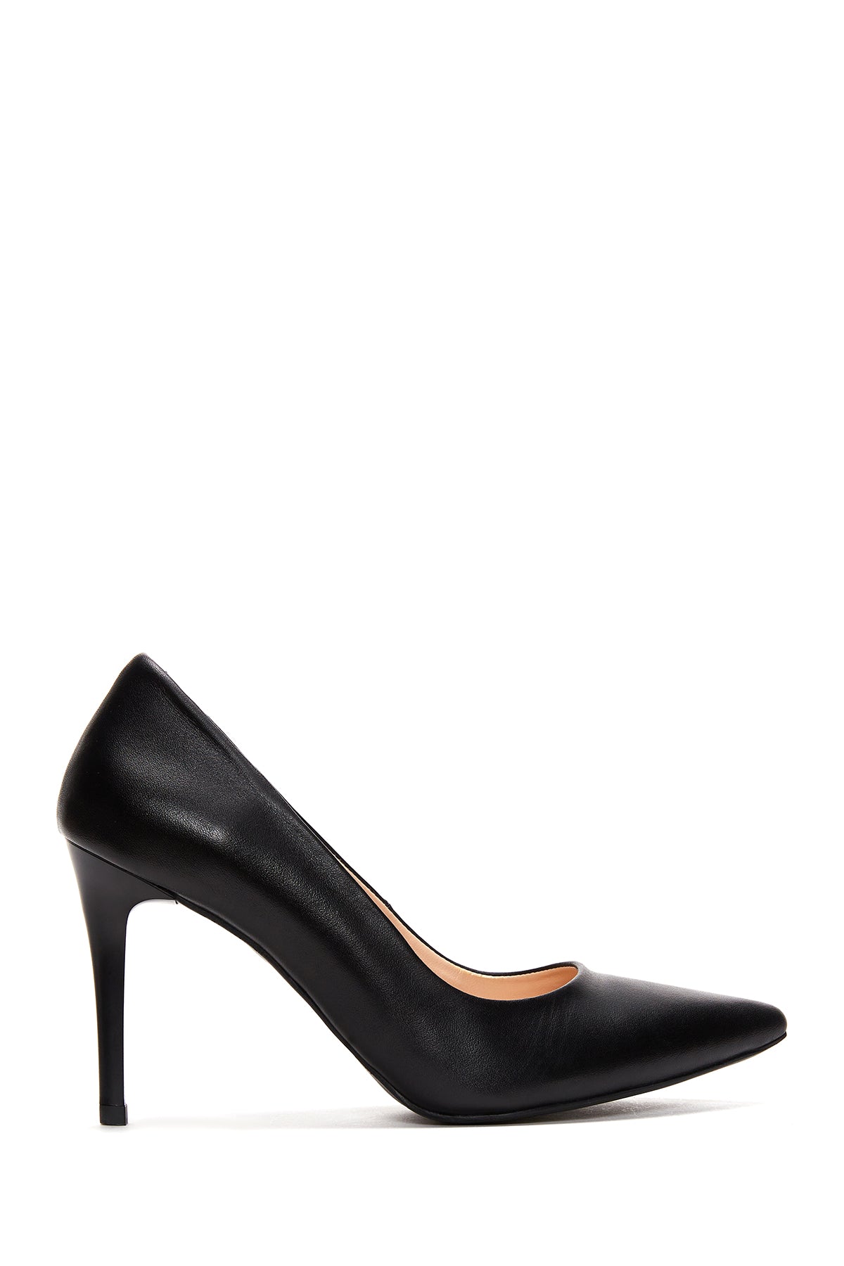 Women's Black Leather Stiletto 20WFD137818 | Derimod