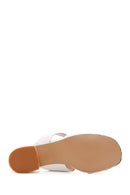 Women's White Heeled Slippers | Derimod