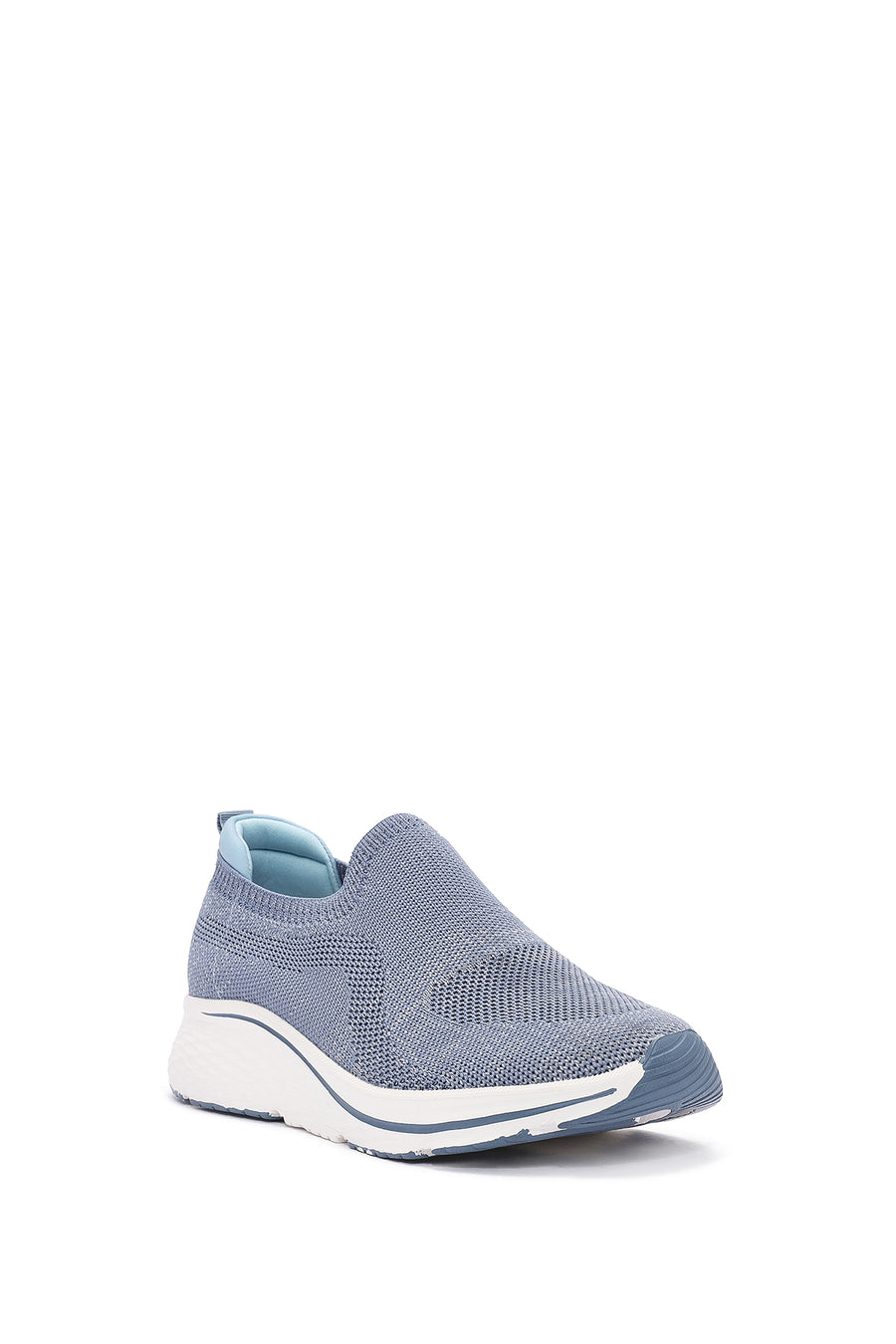 Derimod Zero Women's Blue Thick-Soled Fabric Sneakers