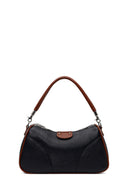 Woman Black Casual Shoulder Bag with Long Strap | Derimod