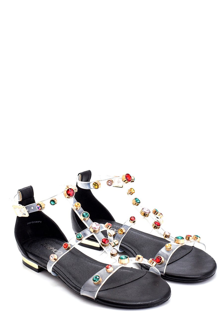 Kadın Taş Detaylı Casual Sandalet