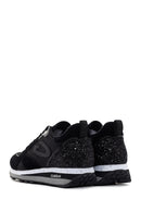 Alberto Guardiani Women's Black Wen Thick Soled Stone Sneaker | Derimod