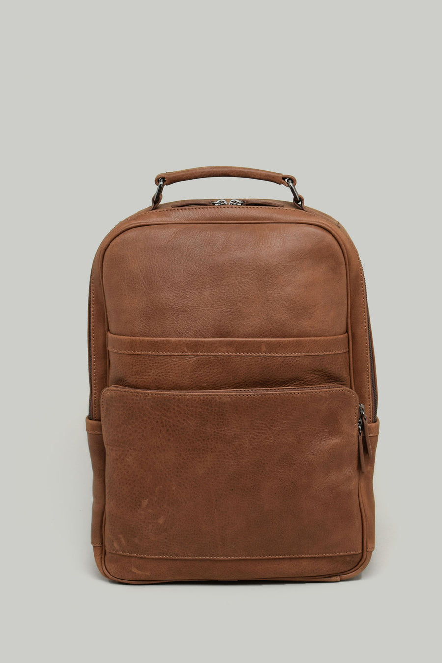 Tan Men's Leather Backpack 18SBD3074FT | Derimod