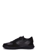 Men's Black Leather Sneaker | Derimod