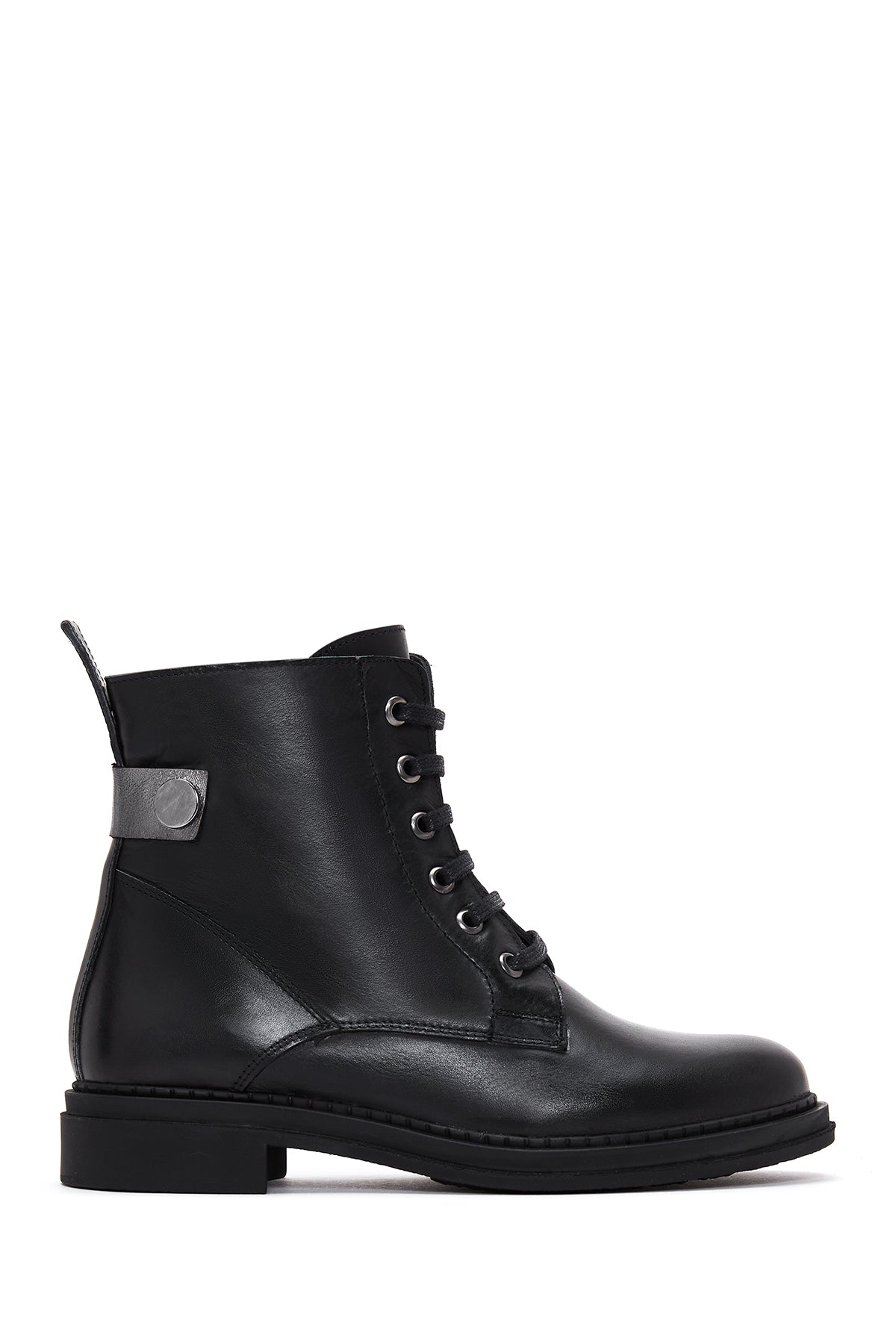 Women's Black Leather Boots 23WFD413418 | Derimod