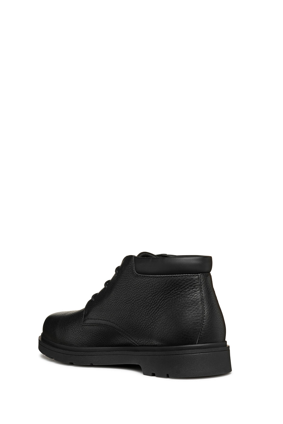 Geox Men's Black Spherica Ec1 Lace-Up Leather Casual Boots