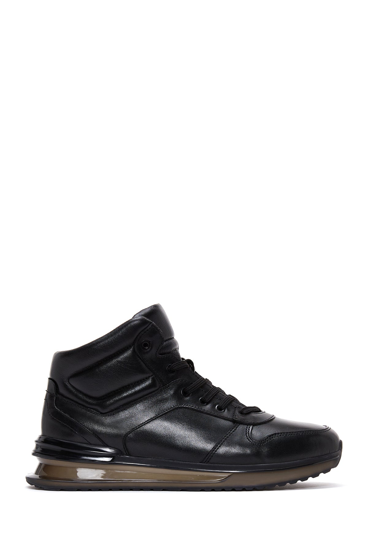 Men's Leather High Top Sneaker 22WFD633818 | Derimod