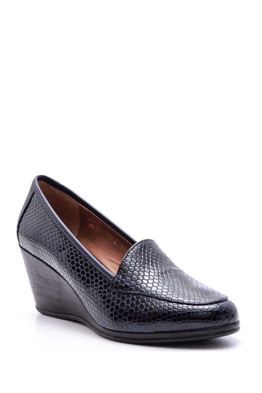 Women's Snakeskin Patterned Wedge Heeled Shoes 19WFE1911E3 | Derimod