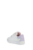 Geox Baby Girl White Eclyper Strappy Leather Sneakers | Derimod