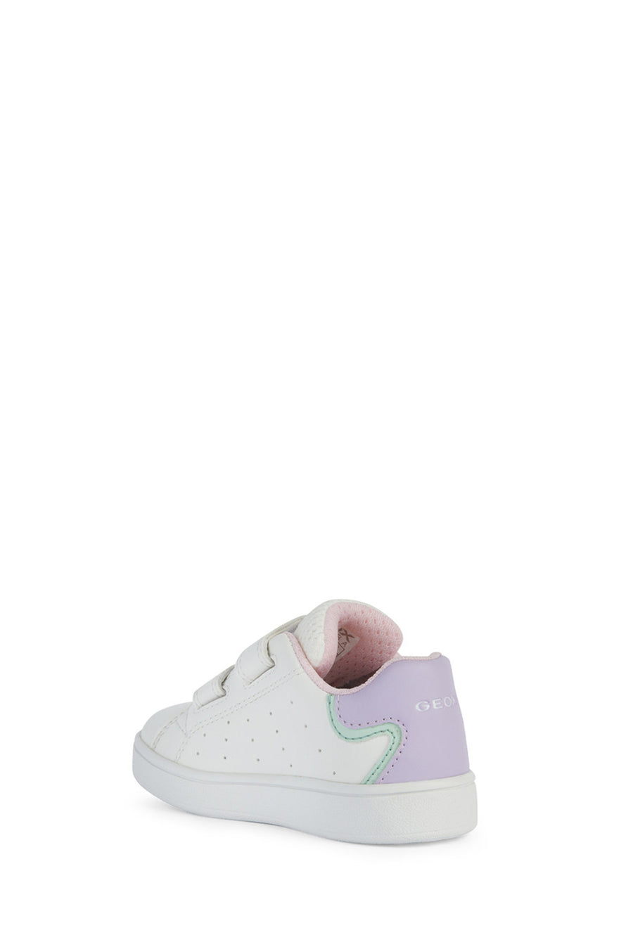 Geox Kız Bebek Beyaz Eclyper Bantlı Deri Sneaker