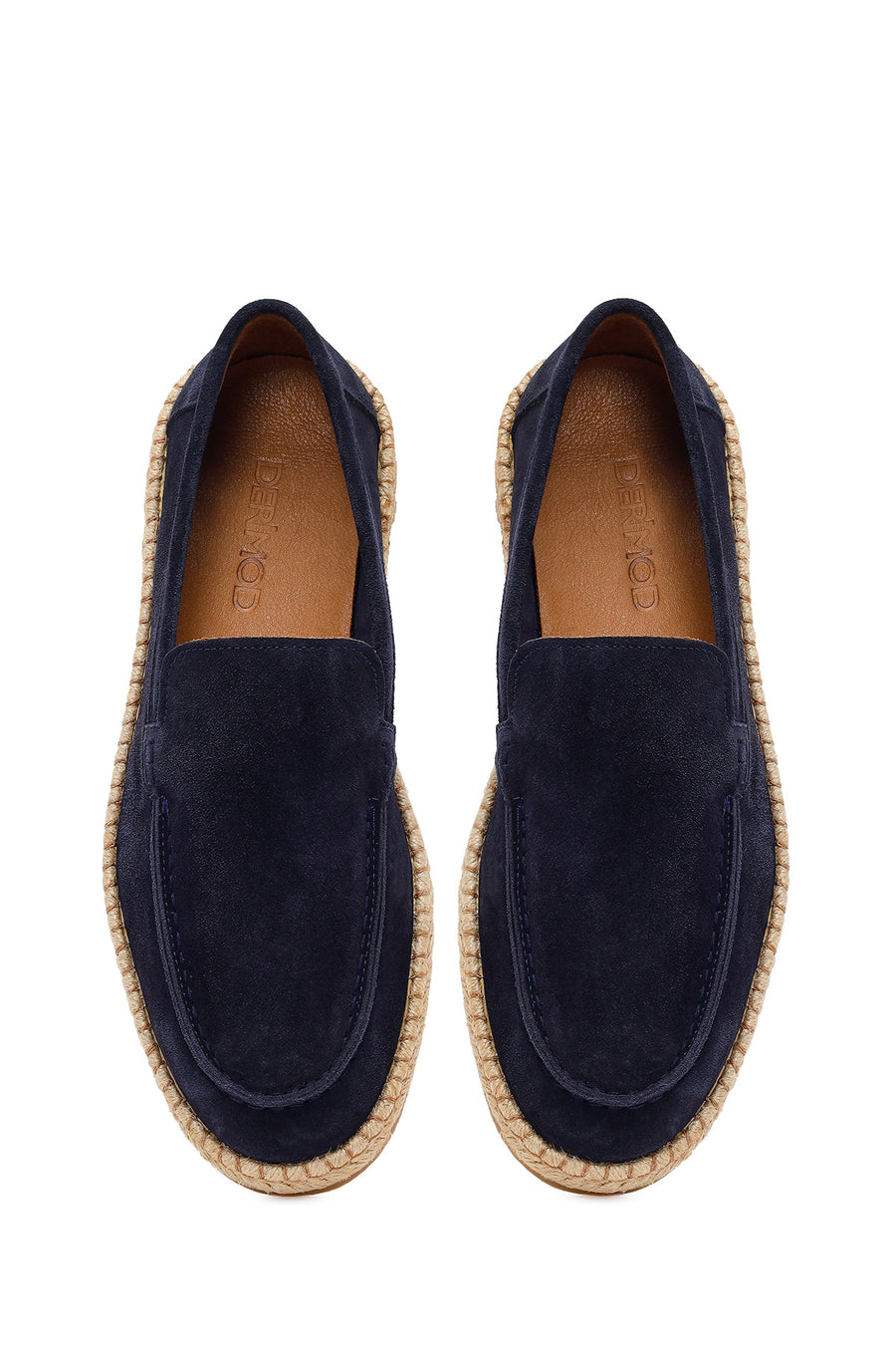 Men's Navy Blue Suede Leather Casual Loafer