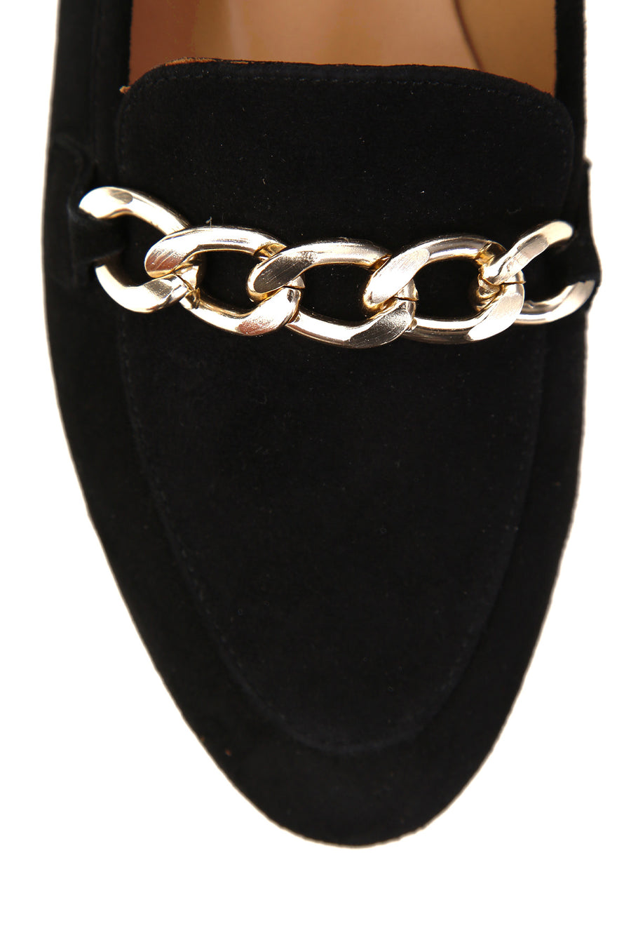 Women's Suede Shoes with Chain