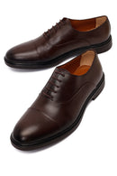 Male Brown Lace-up Leather Casual Shoes | Derimod