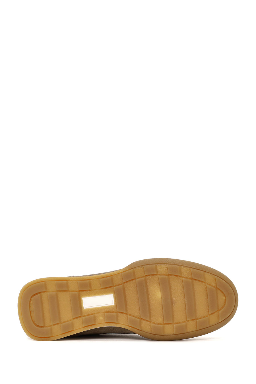 Erkek Bej Bağcıklı Süet Deri Sneaker