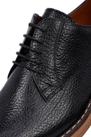 Erkek Siyah Bağcıklı Deri Casual Ayakkabı | Derimod