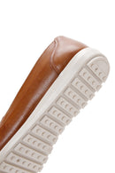 Kadın Taba Deri Comfort Loafer | Derimod