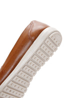 Women's Tan Leather Comfort Shoes | Derimod